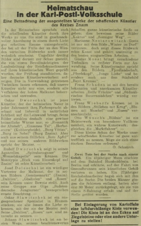 Znaimer Tagblatt 1941