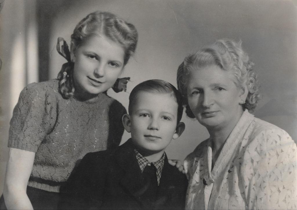 Mathilde, Kinder Ingeborg und Dieter